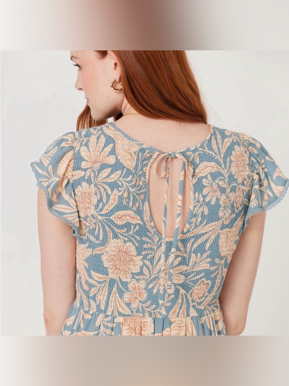 Patrons Of Peace El Mio Smocked Midi Dress - Picture 3 of 12